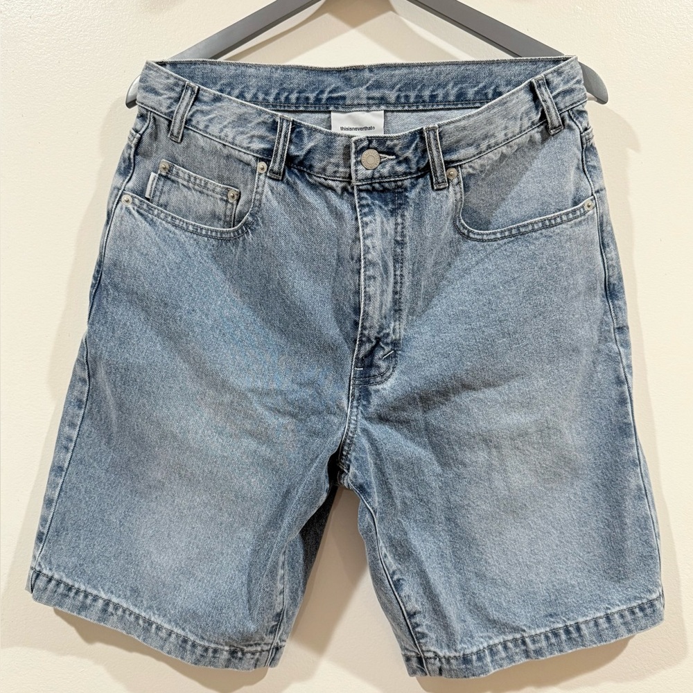 ThisIsNeverThat Washed Denim Short - Washed Blue - Picture 4 of 15